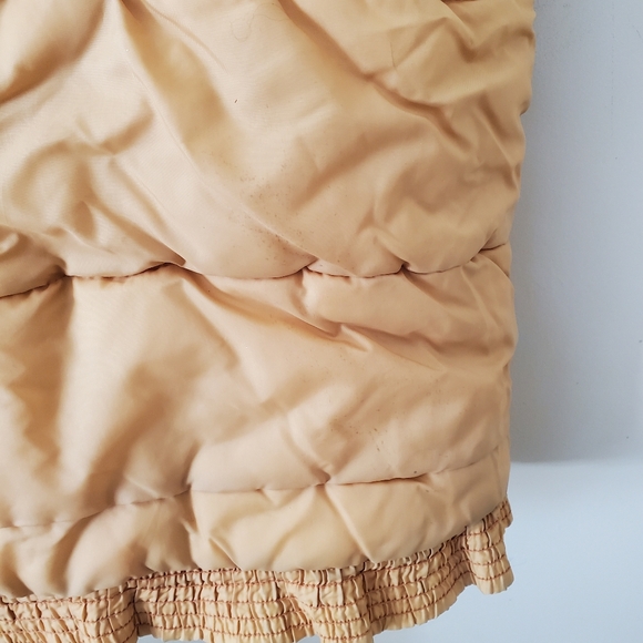 Vintage 70s Puffer Reversible Plaid Brown Zip Up Vest Mens Medium-Large - Picture 3 of 13